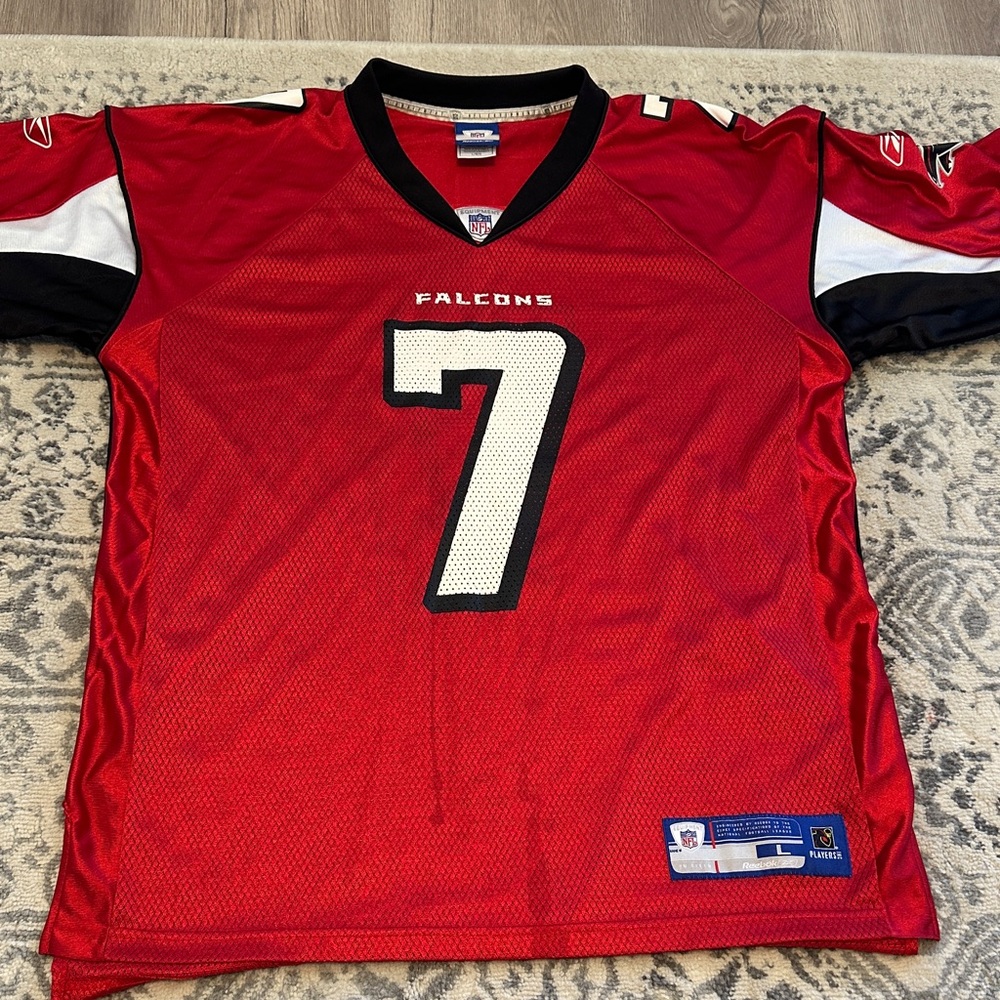 Vintage Reebok Red Falcons Michael Vick #7